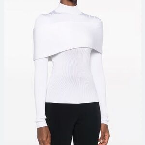 Mugler viscose corset top